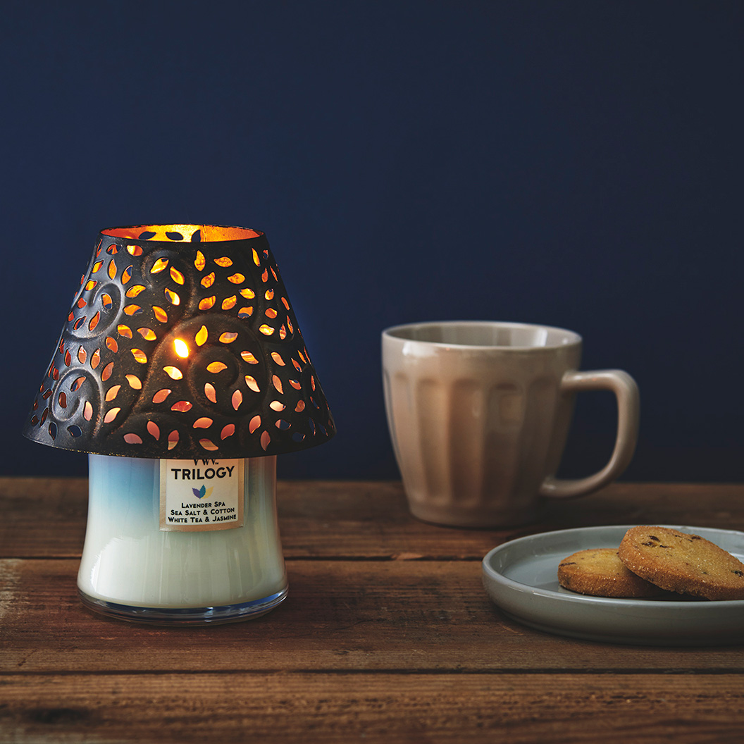 WoodWickトリロジーキャンドルwithシェードMセット | WoodWick（ウッド